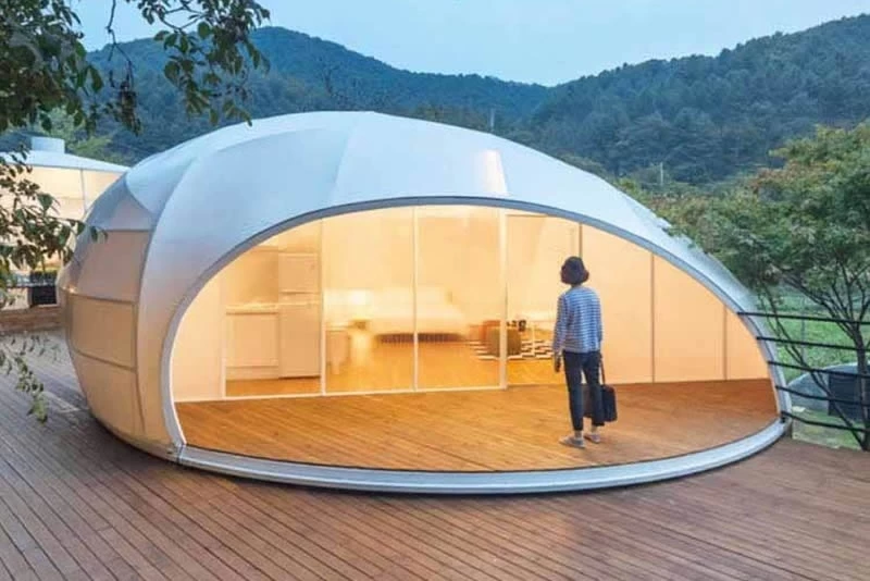 日本首次引進的「Raindrop Tent」住宿設施開放了！
大型豪華露營營地營運中