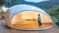 日本首次引進的「Raindrop Tent」住宿設施開放了！
大型豪華露營營地營運中